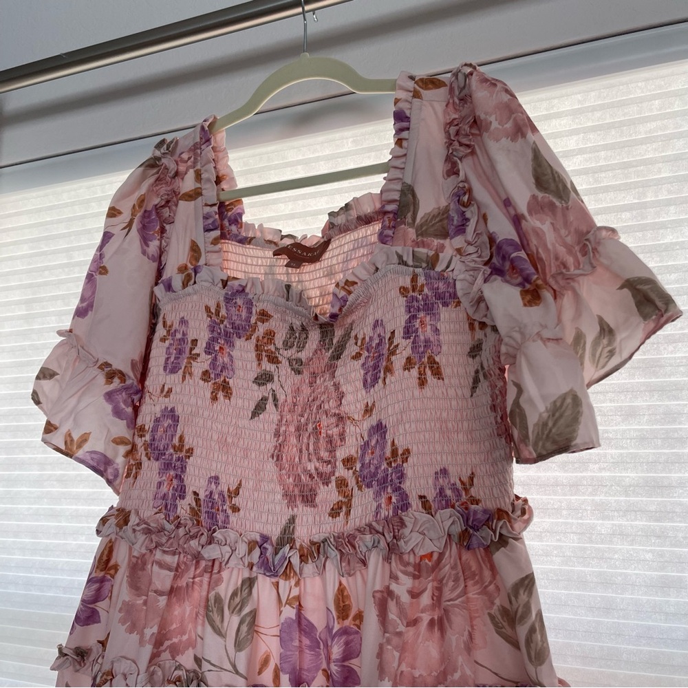 NWOT JessaKae Senna Dress in Mauve Floral - Picture 5 of 7
